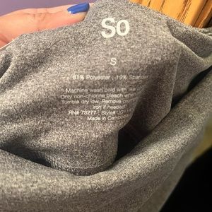 NWT Gray SO leggings from Kohls